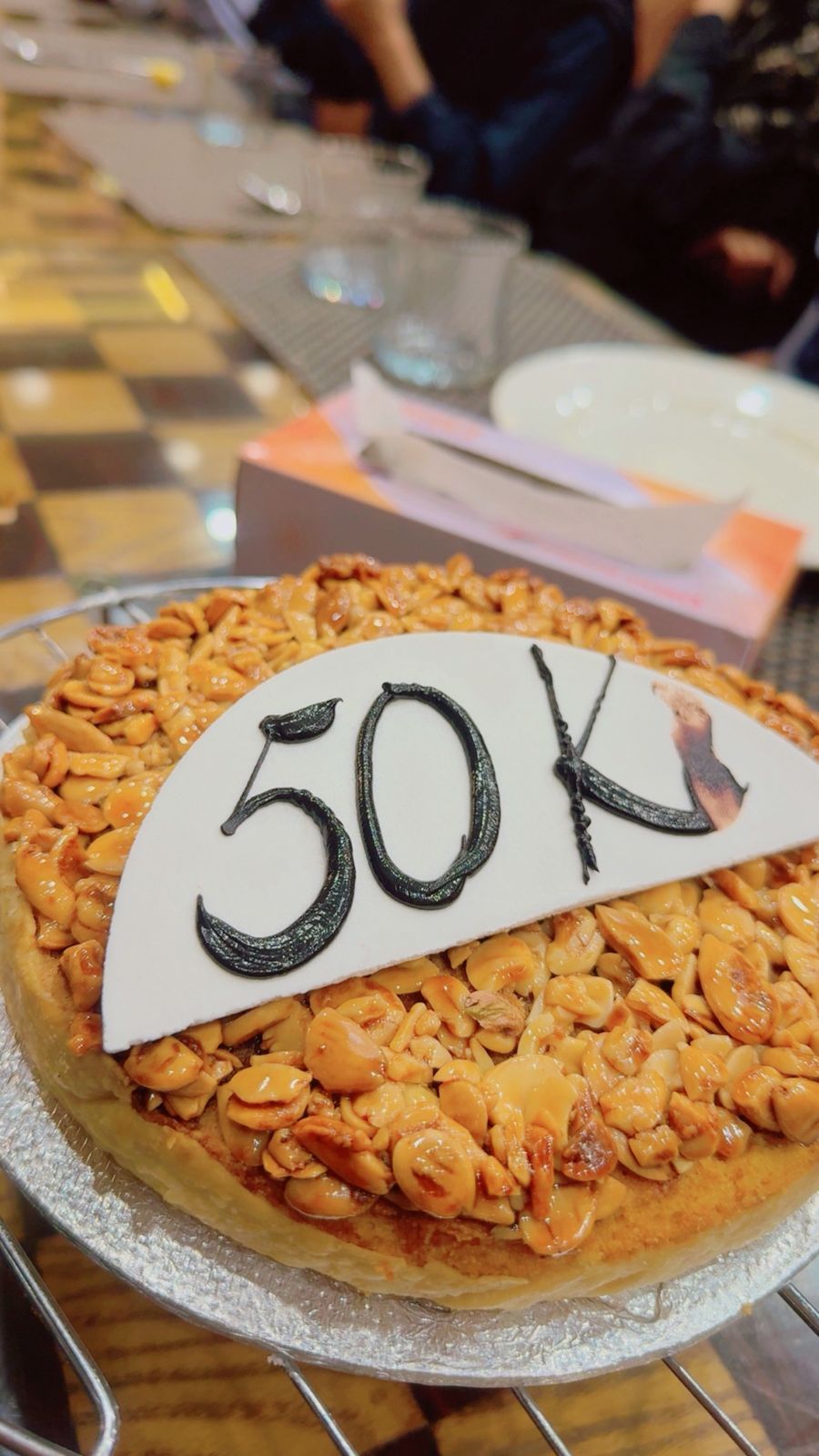 Health Point Pakistan 50,000 YouTube subscribers milestone cake, celebration captured by AK Studios