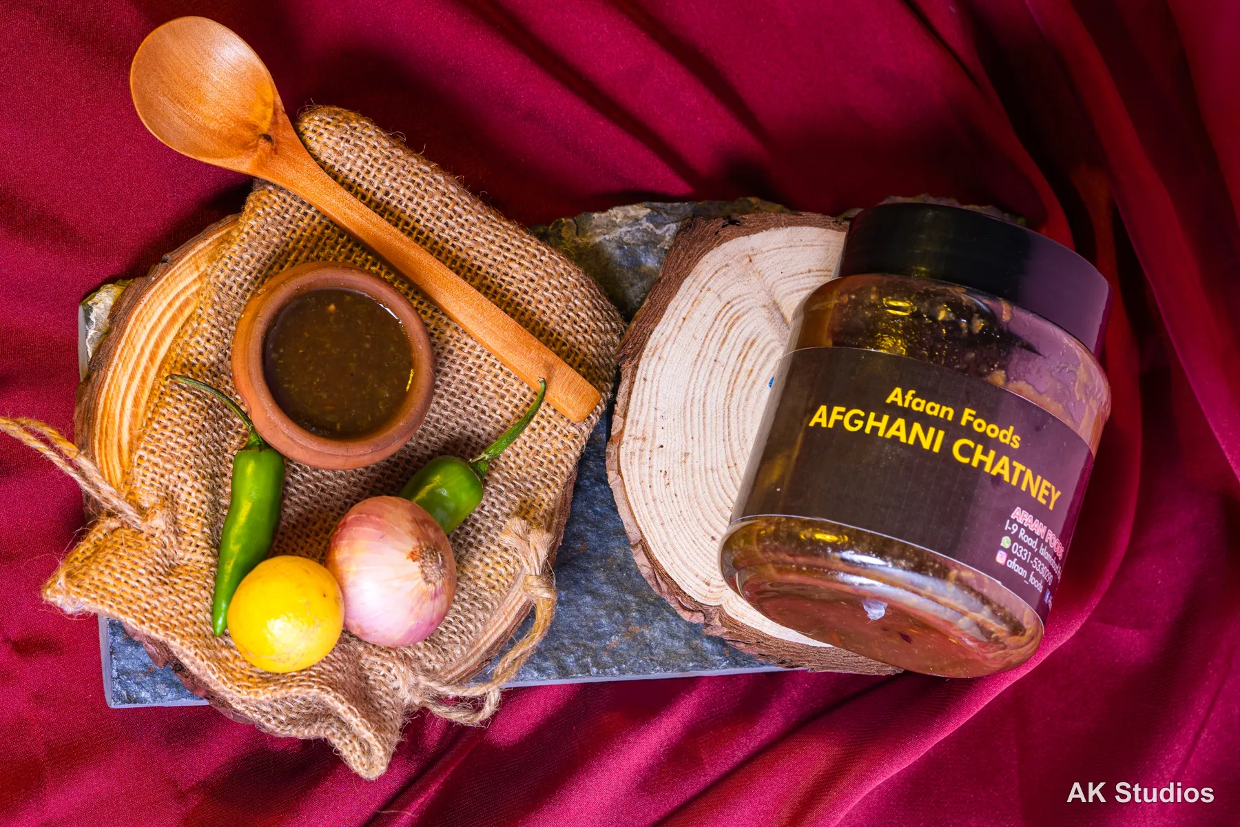 Afghani chatni jar product photography for Afaan Foods